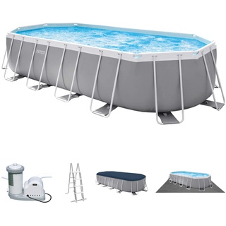 20Ft X 10Ft X 48In Prism Frame Oval Pool Set