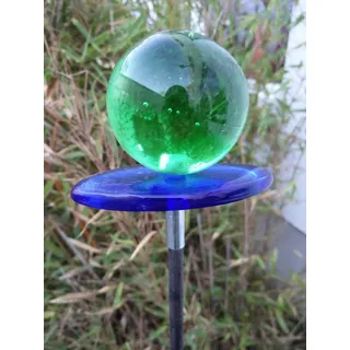 Zen Man Garten Garteninspiration Gartenstecker aus Glas 029905