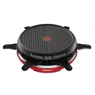 Tefal Colormania Grillabzieher und Grillplatte, 850 W, Rot
