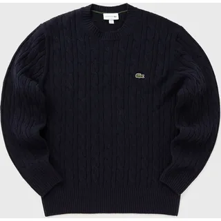 CARDED WOOL CREW NECK SWEATER - blue - XXL
