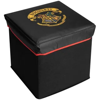 UNITED LABELS Harry Potter Aufbewahrungsbox mit Deckel 28,5x28,5x28,5 cm in schwarz - Gr.: onesize