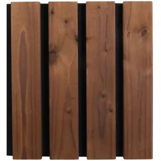 kosche holzwerkstoffe gmbh & co.kg Akustikpaneel HydroLine Braun 2 St. 238 x 56,1 x 2,5 cm