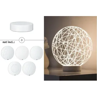 Paulmann 3D Tischleuchte Basic LED 1x3W Weiß ,matt 230 V Alu
