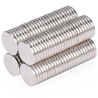 GoldRock 100 Stück Mini Magnete Stark 8 x 1mm,Magnete Klein,Kleine Magneten,Magnet Rund Set,Mini Magneten zum Basteln,Minimagnet,Magnets für Kühlschrank,Whiteboar Pinnwand,Magnettafel,Tür,Karte