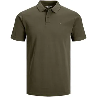 JACK & JONES JJEBASIC Polo SS grün S