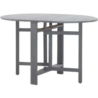 vidaXL Gartentisch Grau 120x70x74 cm Massivholz Akazie