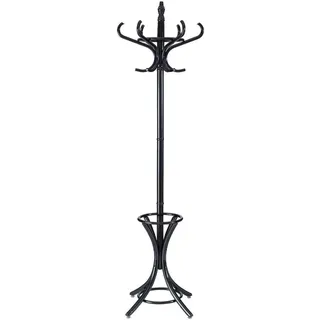 Costway Garderobenständer 184 cm Schwarz