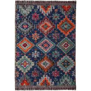 KADIMA DESIGN Kadima Shaggyteppich 200 x 300 cm Marineblau