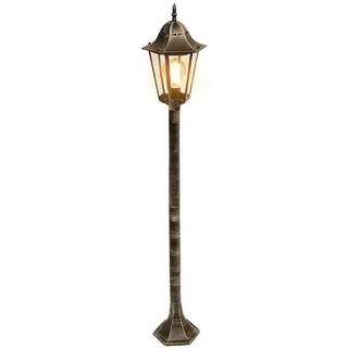 Gartenlaterne für Draußen Strom Außenstehlampe für Garten Terrassenlampen Außen, LED 7W 630Lm warmweiß, DxH 23,5x120 cm