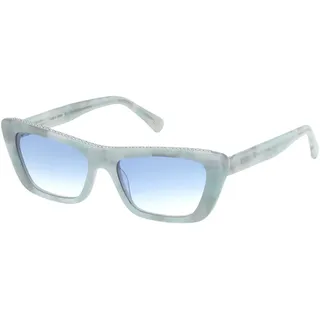 Skechers Elevated Cateye Marble Gradient Sonnenbrille in Blau