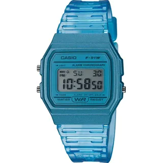Casio F-91ws-2ef Uhr Blue One Size