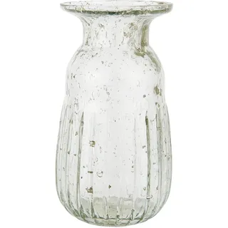 IB Laursen Hyazinthenvase pebbled Glas, Höhe 13.2, Ø 7 cm, klar