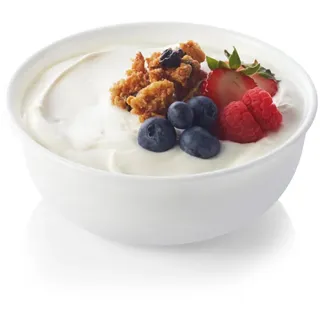 CORELLE Müslischale Winter Frost, dreifach gepresstes Vitrelle-Glas, weiß | Suppen- und Zerealien-Schüssel, 80% Recyclingglas, mikrowellengeeignet, backofenfest bis 175°C, splitterresistent