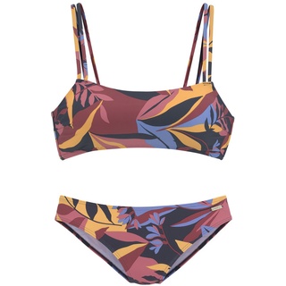 SUNSEEKER Bustier-Bikini Damen marine-rostrot Gr.38 Cup C/D