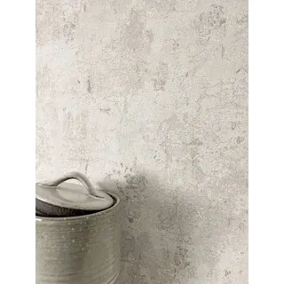 Newroom Vliestapete Home & Living Betonoptik, Grau Tapete Beton Modern - Betonoptik Betonwand Zement Industrial für Schlafzimmer Wohnzimmer Küche, Putzoptik beige|grau