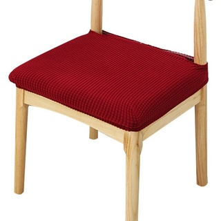 Stuhlhusse 4 Stück herausnehmbarer waschbarer Esszimmerstuhl Sitzbezüge, Juoungle, Elastizität rot