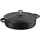 28 cm rund flach schwarz