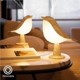 USB Nachtlicht Kabellos Dimmbar LED Akku Lampe Tischlampe Nachttischlampe für Schlafzimmer,Wohnzimmer,Kinderzimmer,Arbeitszimmer,Café,Restaurant
