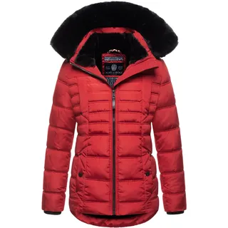 Winterjacke NAVAHOO "Lissandra" Gr. M (38), rot Damen Jacken Winterjacken mit hochwertigem Steppdesign