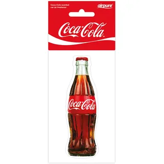 Airflair – Auto Lufterfrischer Original Coca Cola Flasche – Autoduft für den Rückspiegel – Duftbaum bekämpft Gerüche im Innenraum & hinterlässt einen süßen Cola-Duft bis zu 30 Tage