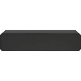 Selsey TV Schrank Board Sideboard Fernsehtisch Fernsehschrank 154 cm Schubladen, schwarz, Oro