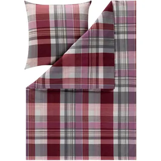 Estella Ambros kariert Lila 155 x 220 cm + 80 x 80 cm