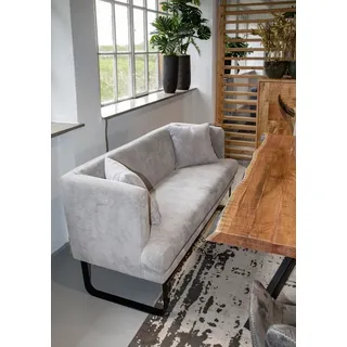 Gutmann Factory Küchensofa, Breite 170 cm, Metallfüße grau