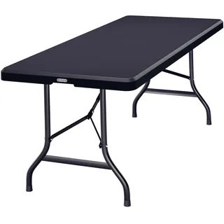 CASARIA Klapptisch 183 x 76 x 74 cm Anthrazit/Grau