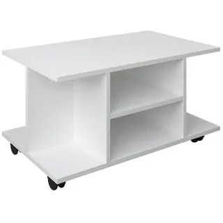 VCM Findalo TV-Rack 80 x 40 x 40 cm Weiß Holzwerkstoff