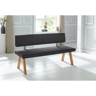 OTTO home Sitzbank Mobilar Rio Schwarz 160 x 89 x 53 cm