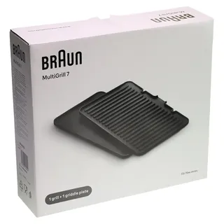 Braun Grill- und Pfannenplatten Größe 7 Aluminium schwarz