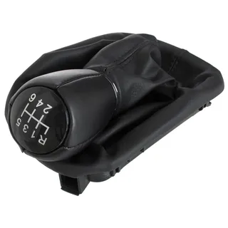 Seat Toledo Ii 98-06 Schwarzer Schaltknauf + Schaltmanschette Mit Rahmen, 6-gang