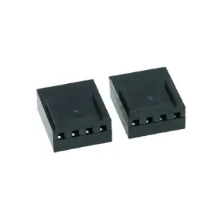 Phobya Fan Power Connector 4Pin PWM Stecker Inkl. 4 Pins - 2 Stück Black Kabel Connector