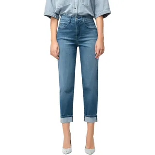 MAC Carol Sommerjeans mit Relaxed Fit in Blau-D38 / L28