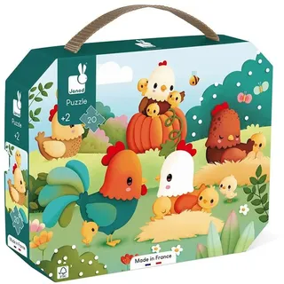 Janod Puzzle Willkommen auf dem Hühnerhof (J03320)