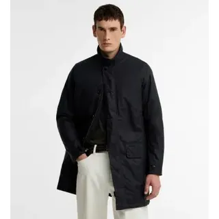 Barbour für Herren. MWX1861 Gewachste Jacke Wax Mac marineblau (M), Lässig, Baumwolle