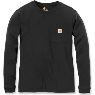 CARHARTT Loose Fit Heavyweight Langarmshirt Schwarz L