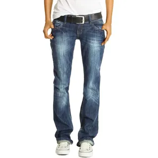 be styled Boyfriend-Jeans be styled Hüftjeans Boyfriend Baggy Relaxed Fit Damen Jeans - j137p 5-Pocket Stil 40