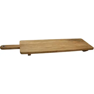 Xxl Mango Servier Brett Natur M. Griff - Ca. 100 X 30 Cm - Holz Wurst Tablett Käste Platte