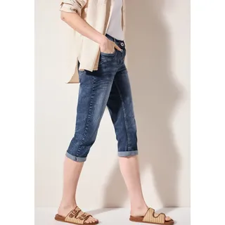 Cecil Jeans-Caprihose in Dunkelblau - W30/L22