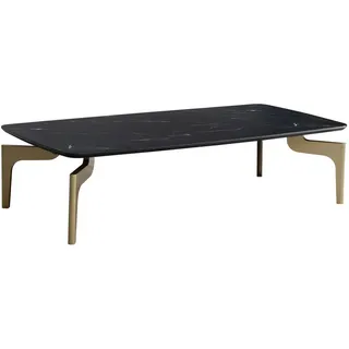 KADIMA DESIGN Kadima Schwarz Gold Marmor 120 x 60 x 31 cm