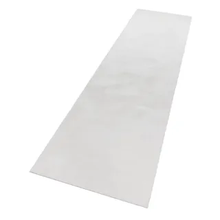TT Home Hochflorteppich 80 x 300 cm Weiß