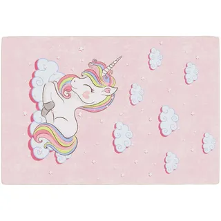 vidaXL Adaline Kinderteppich 160 x 230 cm Rosa