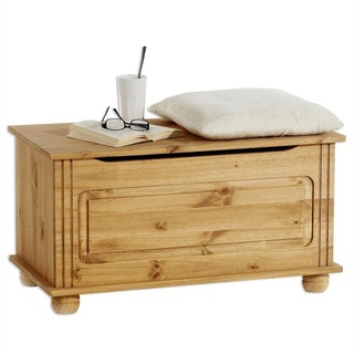 IDIMEX Sitztruhe BRISTOL, Truhenbank Sitztruhe Sitzbank Bank Holzbank Truhe Aufbewahrung Landhausstil beige