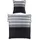 J D 8468 silber/schwarz 155 x 200 cm 80 x 80 cm