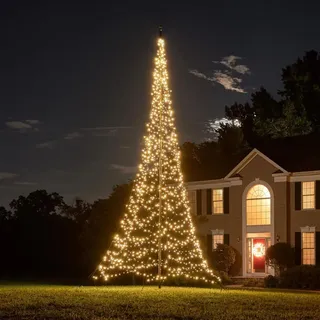 LED Weihnachtsbaum Weihnachts Beleuchtung Lichterbaum Fairybell Ø 3,5m x 7m Deko