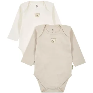 Steiff 2er-Pack Bodys langarm Bär,