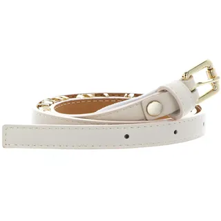 VALENTINO Emma Winter Belt W85 Ecru/Oro - kürzbar - W85