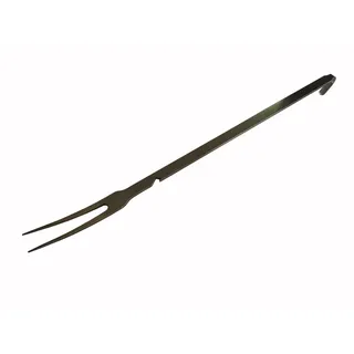 Schneider Grillgeräte Fleischgabel 50 cm Edelstahl silber