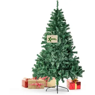 Xonic® Claus künstlicher Weihnachtsbaum Grün - 5 Größen: 90-240cm - Realistischer Tannenbaum mit Metall-Ständer - Dicht und Naturgetreu (Grün, 150cm)
